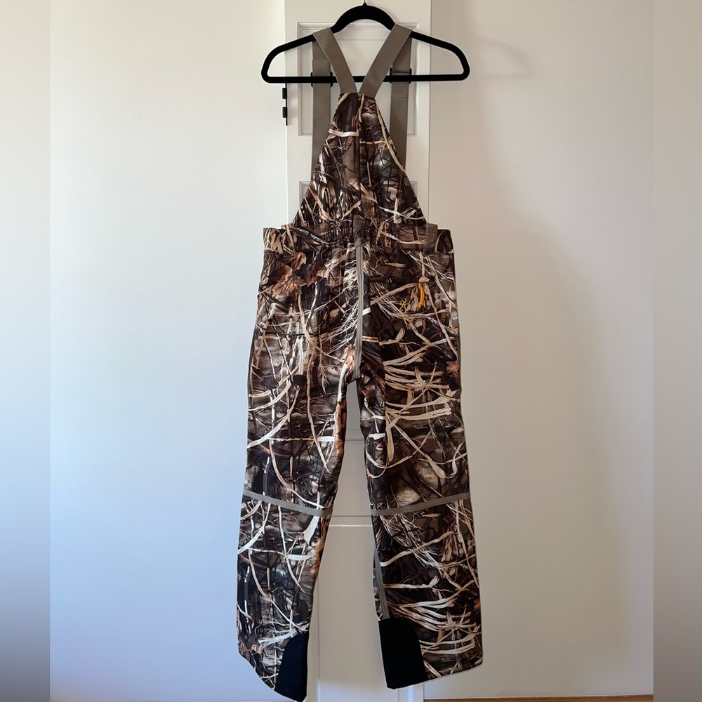 Browning Dirty Bird Realtree Half Bib Overalls MAX-4 Camo Size M